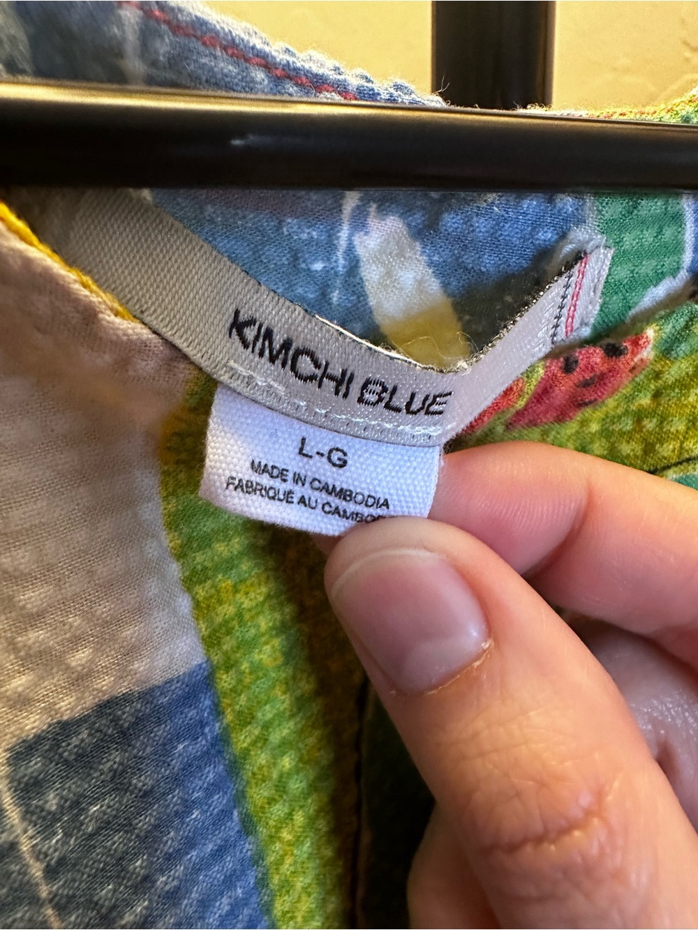 Kimchi Blue Patchwork Scalloped Babydoll Dress - Picture 7 of 7